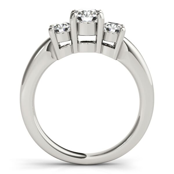 ENGAGEMENT RINGS 3 STONE ROUND - Image 2