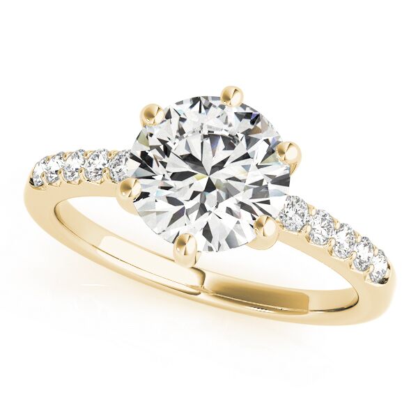 ENGAGEMENT RINGS SINGLE ROW PRONG SET - Image 4