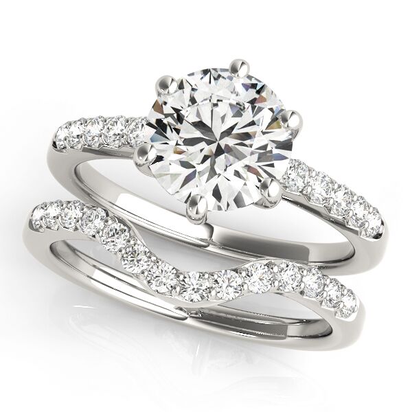 ENGAGEMENT RINGS SINGLE ROW PRONG SET - Image 3