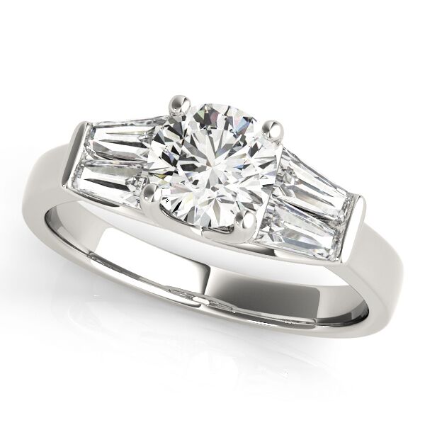 ENGAGEMENT RINGS FANCY SHAPE BAGUETTE REMOUNTS