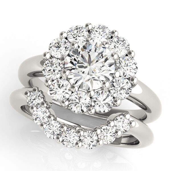 ENGAGEMENT RINGS HALO ROUND - Image 3