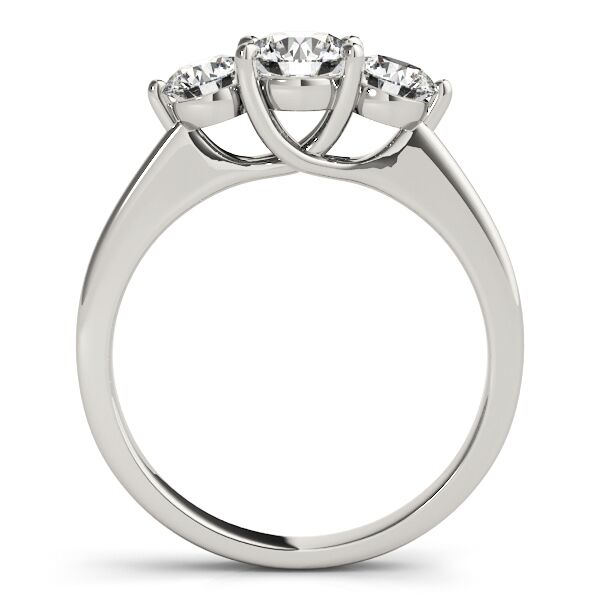 ENGAGEMENT RINGS 3 STONE ROUND - Image 2